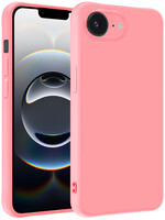 BTH BTH iPhone 16E Hoesje Siliconen - Lichtroze
