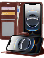 BTH BTH iPhone 16E Hoesje Bookcase - Bruin