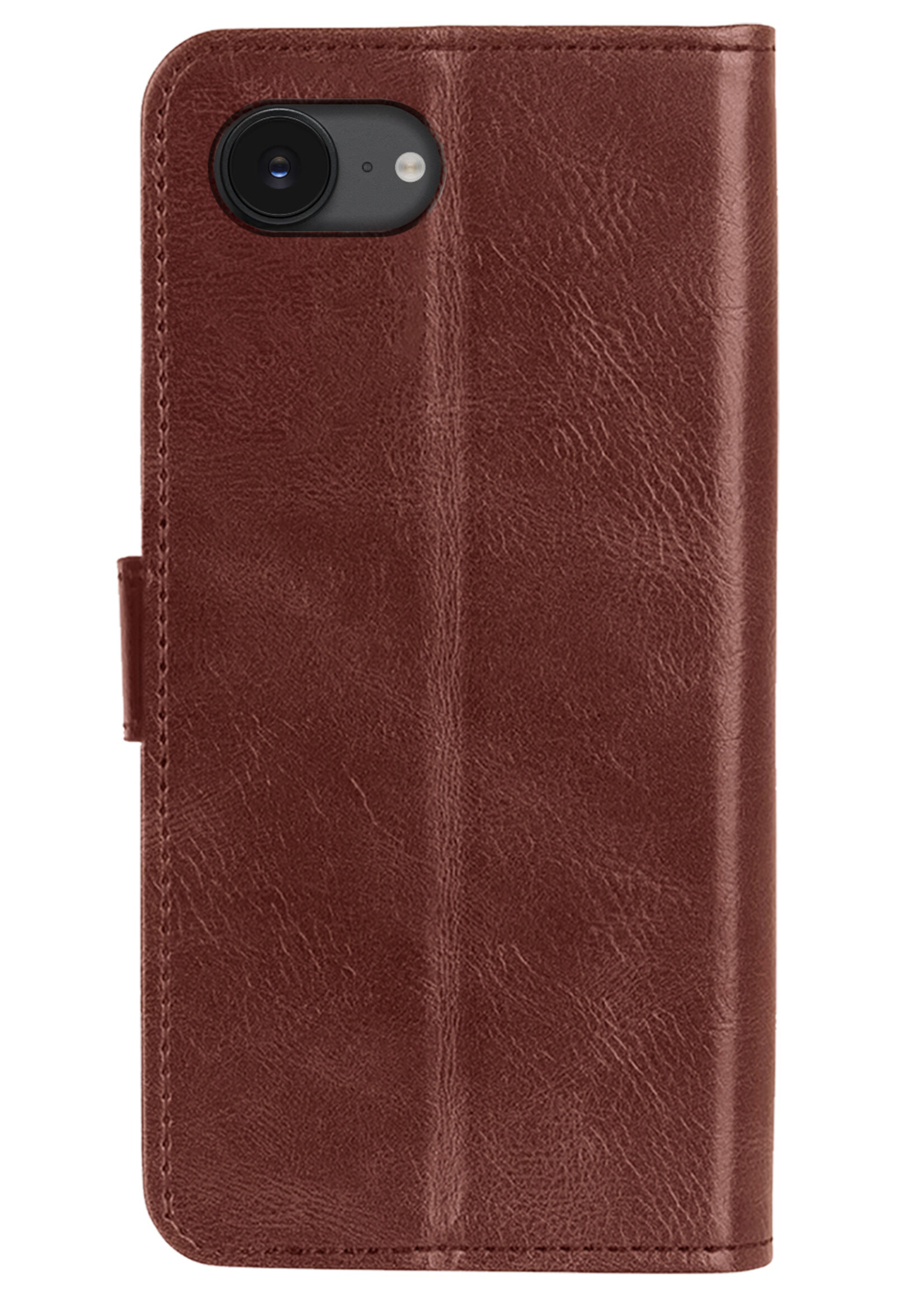 BTH BTH iPhone 16E Hoesje Bookcase - Bruin