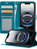 BTH BTH iPhone 16E Hoesje Bookcase - Turquoise