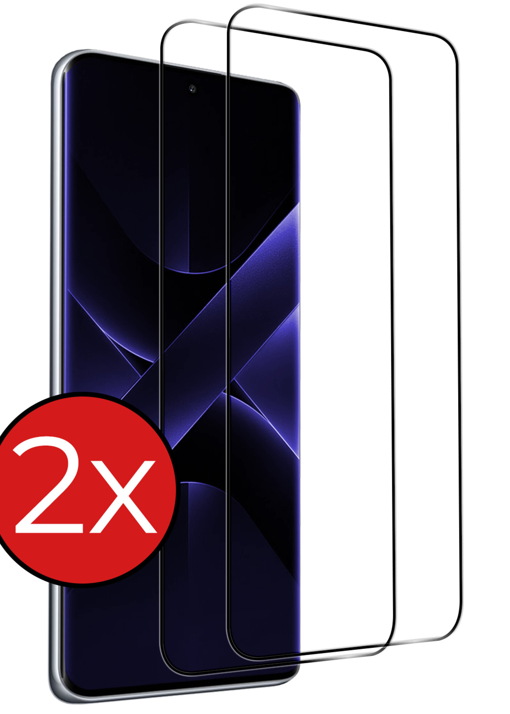 BTH BTH Xiaomi Poco X7 Screenprotector Glas  - 2 PACK