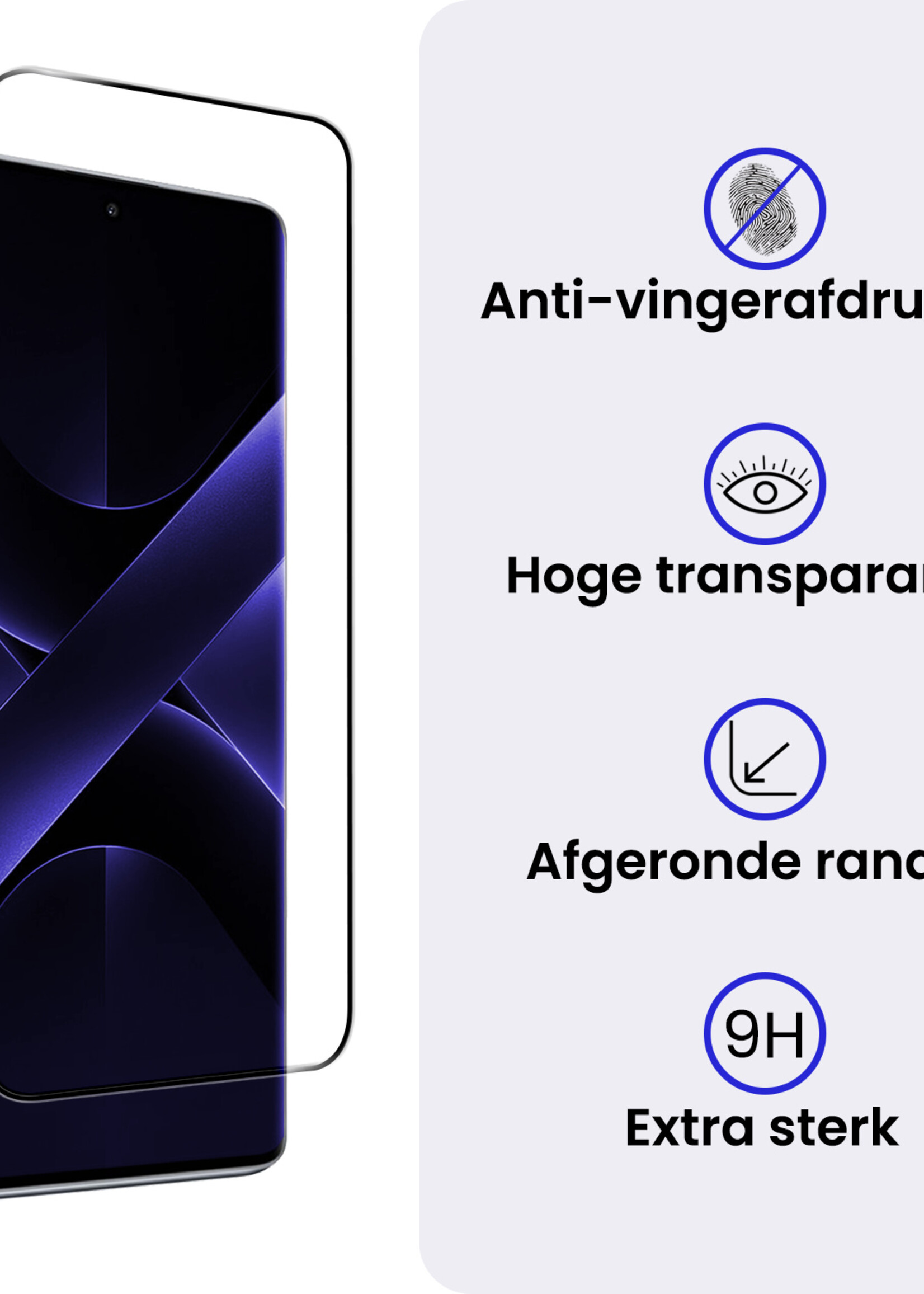 BTH BTH Xiaomi Poco X7 Screenprotector Glas  - 2 PACK