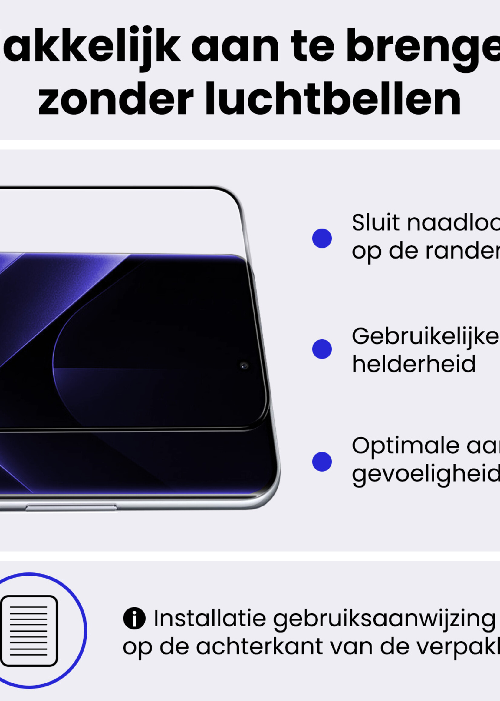 BTH BTH Xiaomi Poco X7 Screenprotector Glas  - 2 PACK