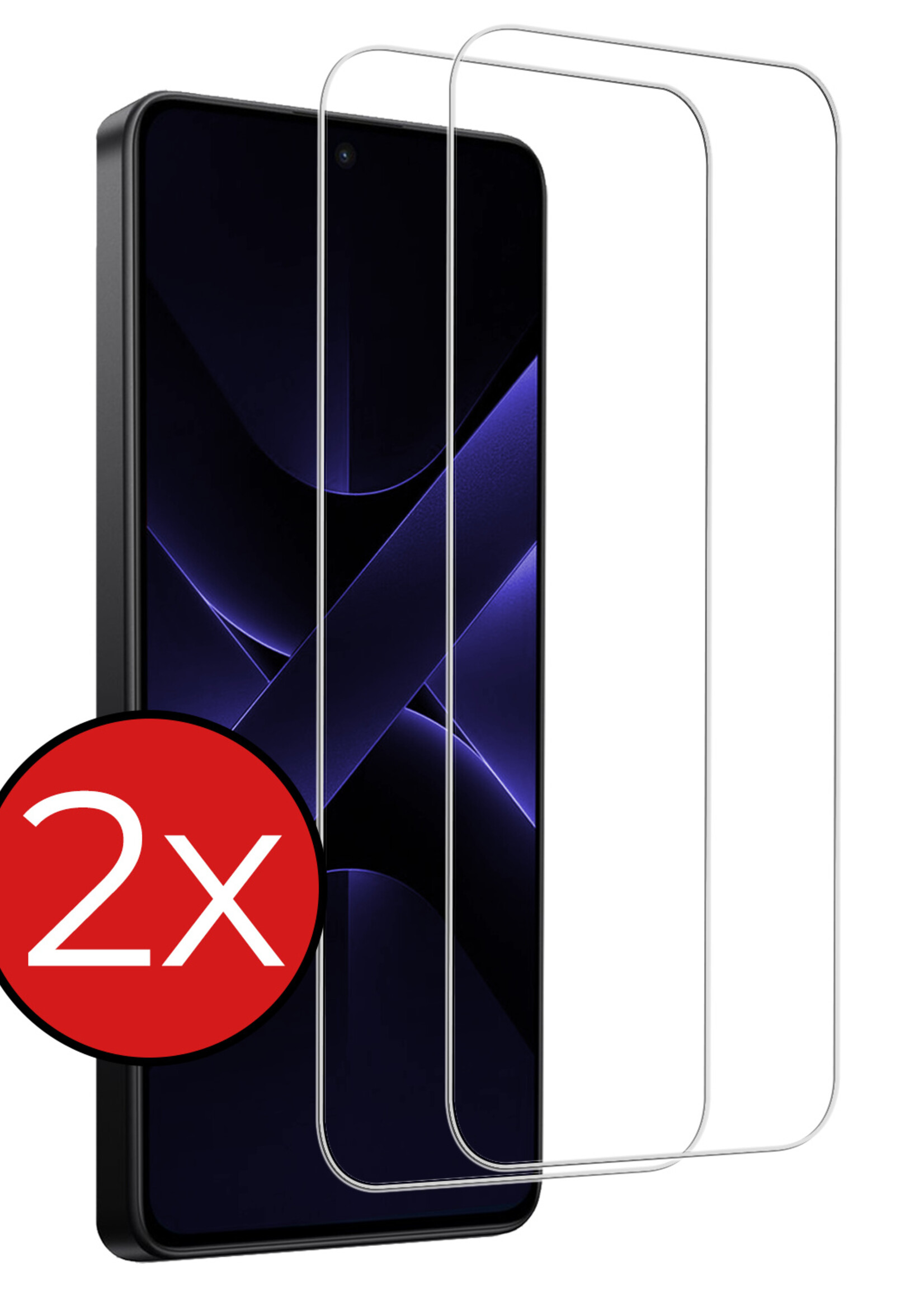 BTH BTH Xiaomi Poco X7 Pro Screenprotector Glas  - 2 PACK