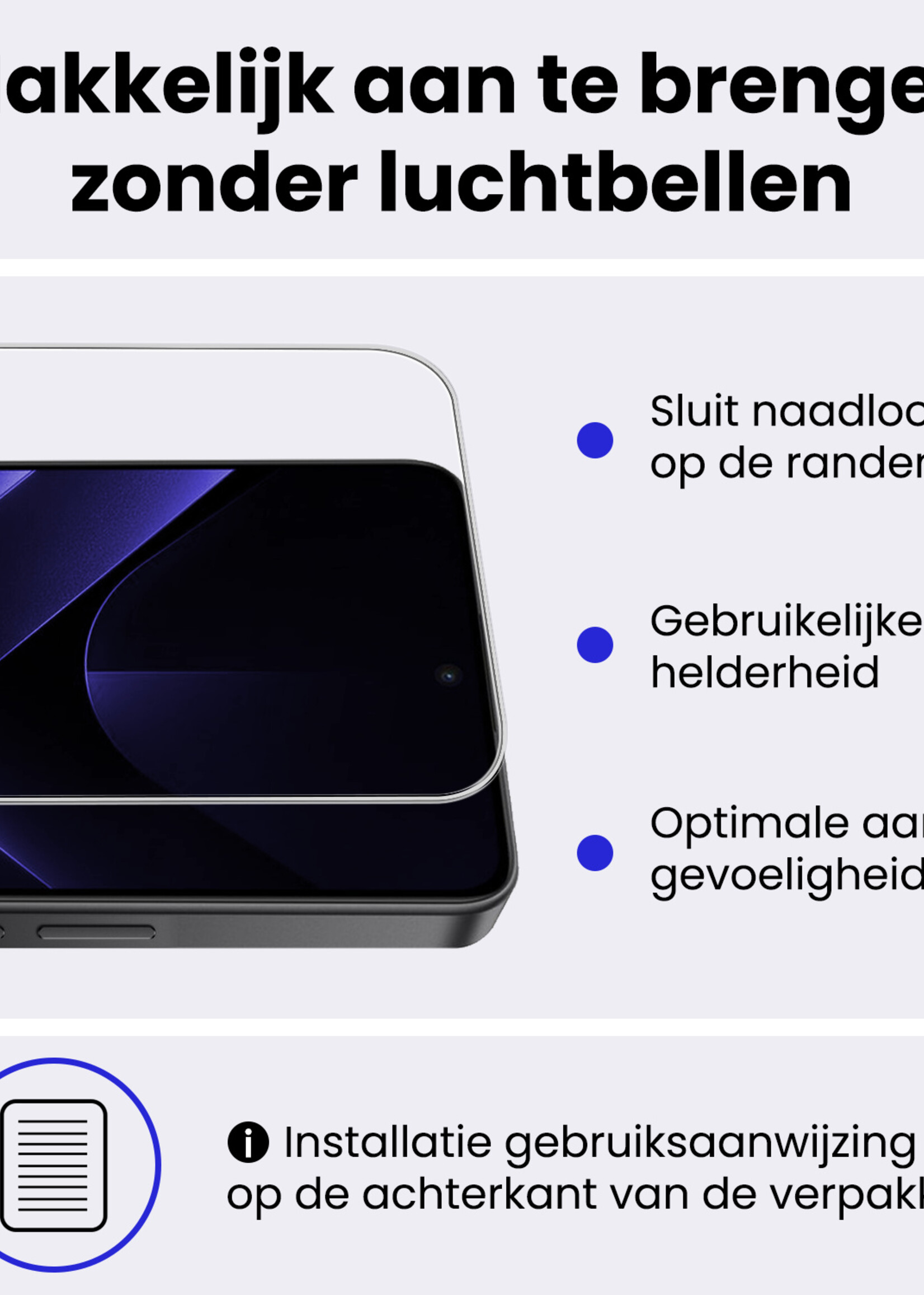 BTH BTH Xiaomi Poco X7 Pro Screenprotector Glas  - 2 PACK