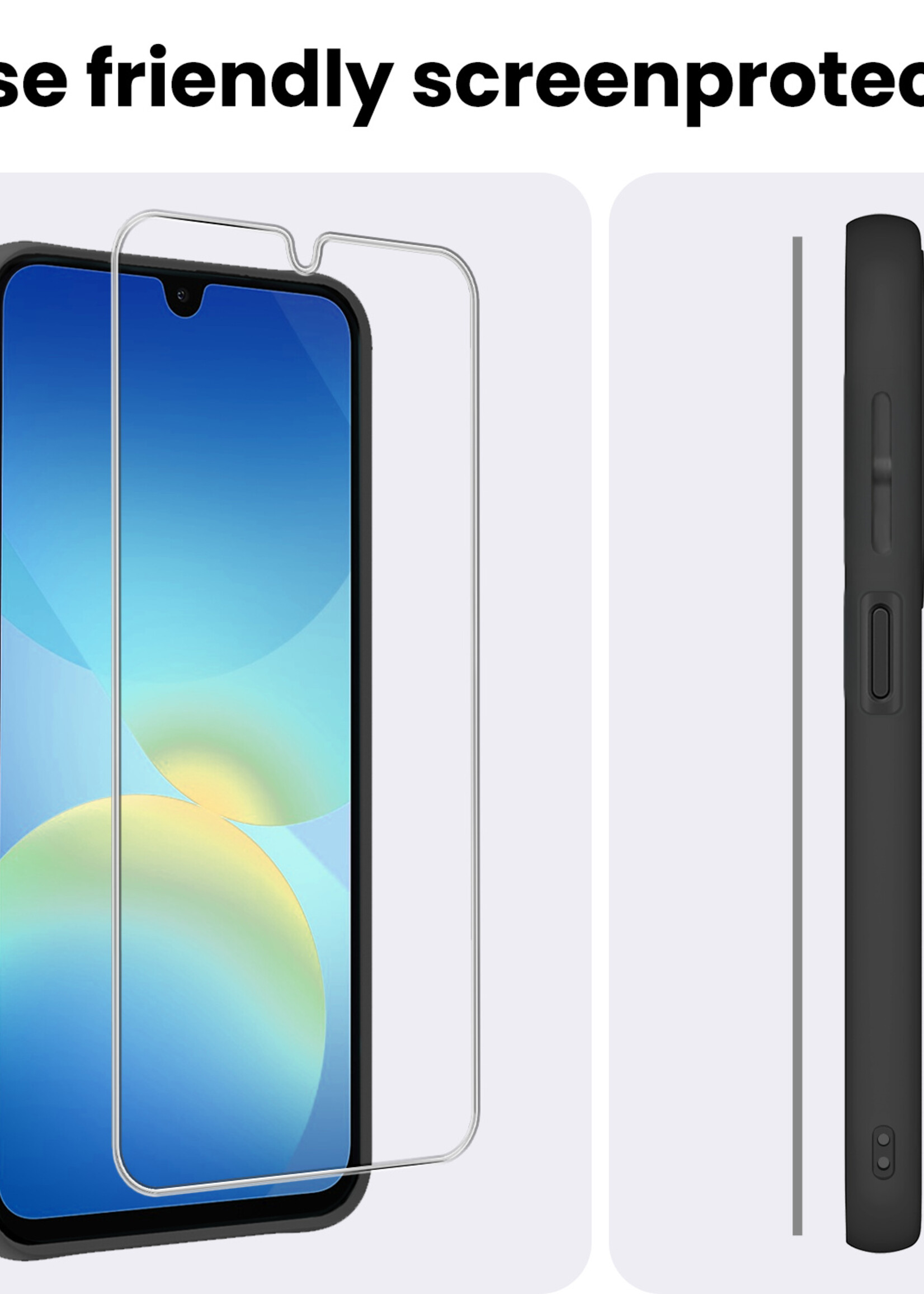 BTH BTH Samsung Galaxy A26 Screenprotector Glas - 3 PACK