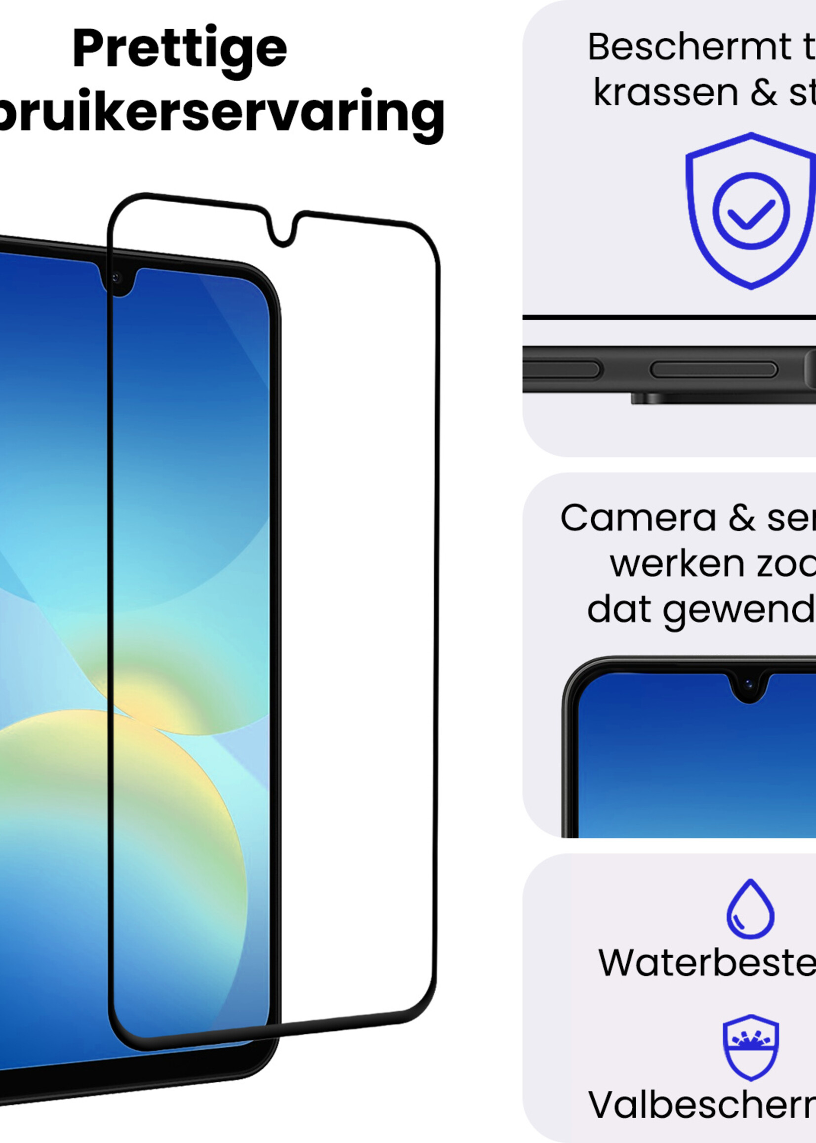 BTH BTH Samsung Galaxy A26 Screenprotector Glas Full Cover