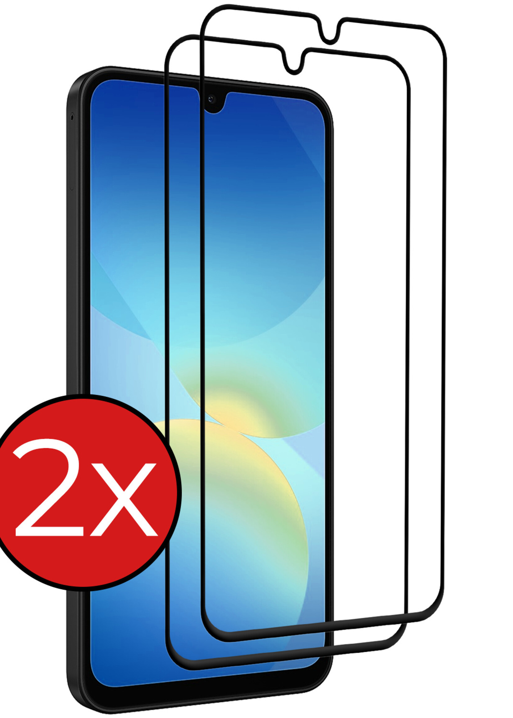 BTH BTH Samsung Galaxy A26 Screenprotector Glas Full Cover - 2 PACK