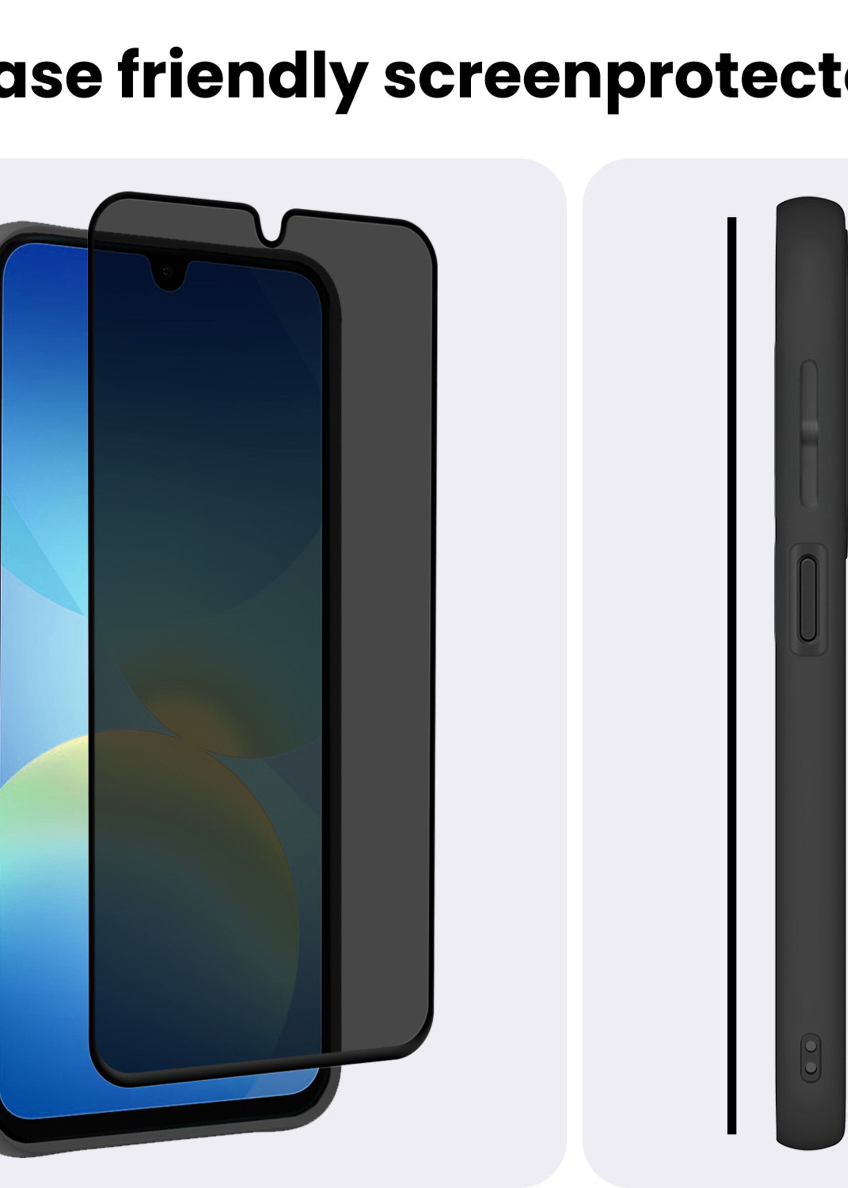 BTH BTH Samsung Galaxy A26 Screenprotector Glas Privacy - 2 PACK