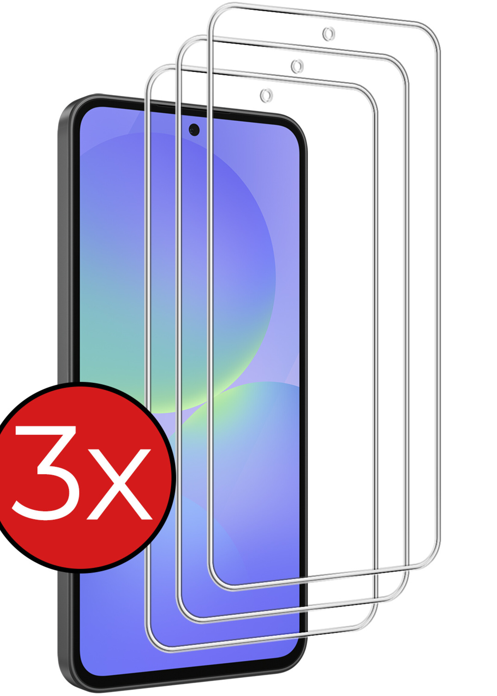 BTH BTH Samsung Galaxy A36 Screenprotector Glas - 3 PACK
