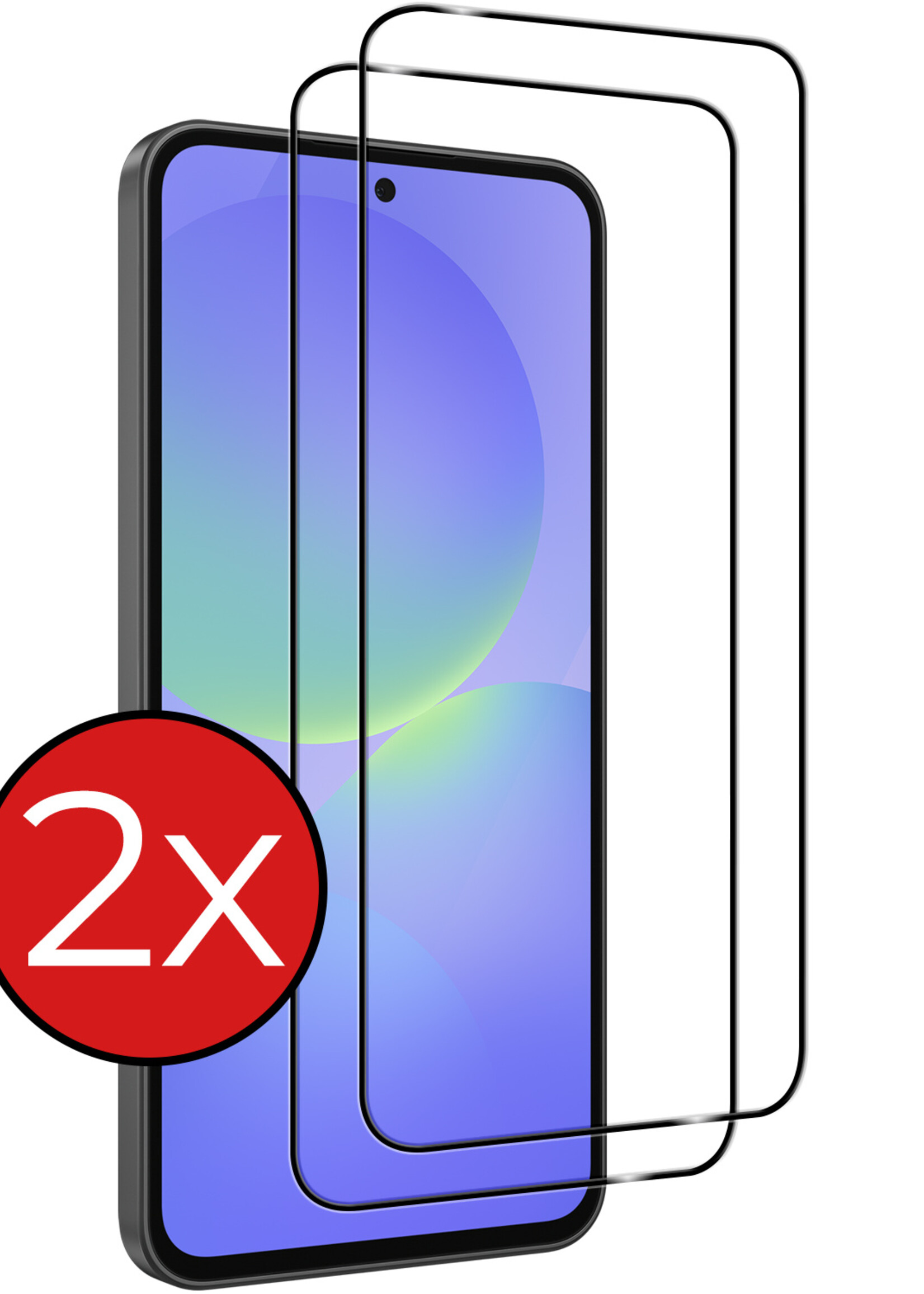 BTH BTH Samsung Galaxy A36 Screenprotector Glas Full Cover - 2 PACK