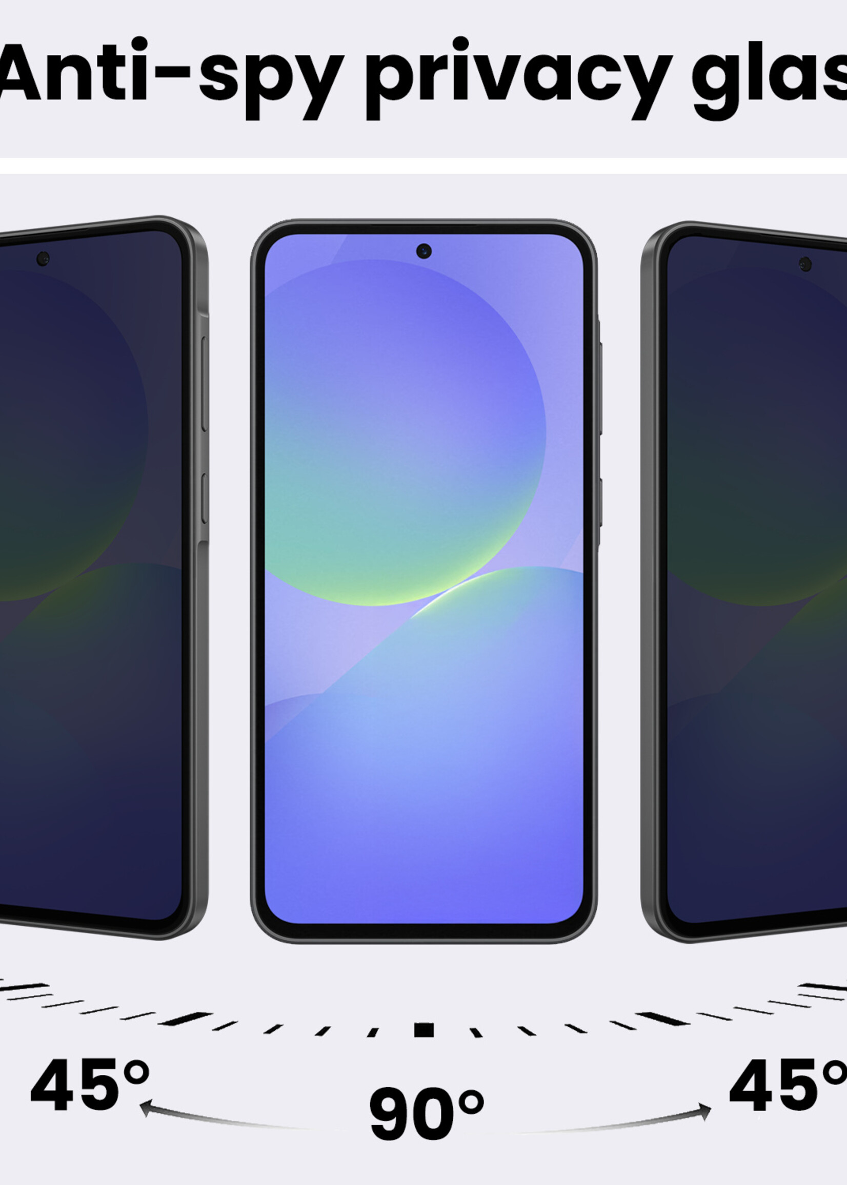 BTH BTH Samsung Galaxy A36 Screenprotector Glas Privacy - 2 PACK