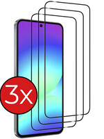 BTH BTH Samsung Galaxy A56 Screenprotector Glas Full Cover - 3 PACK