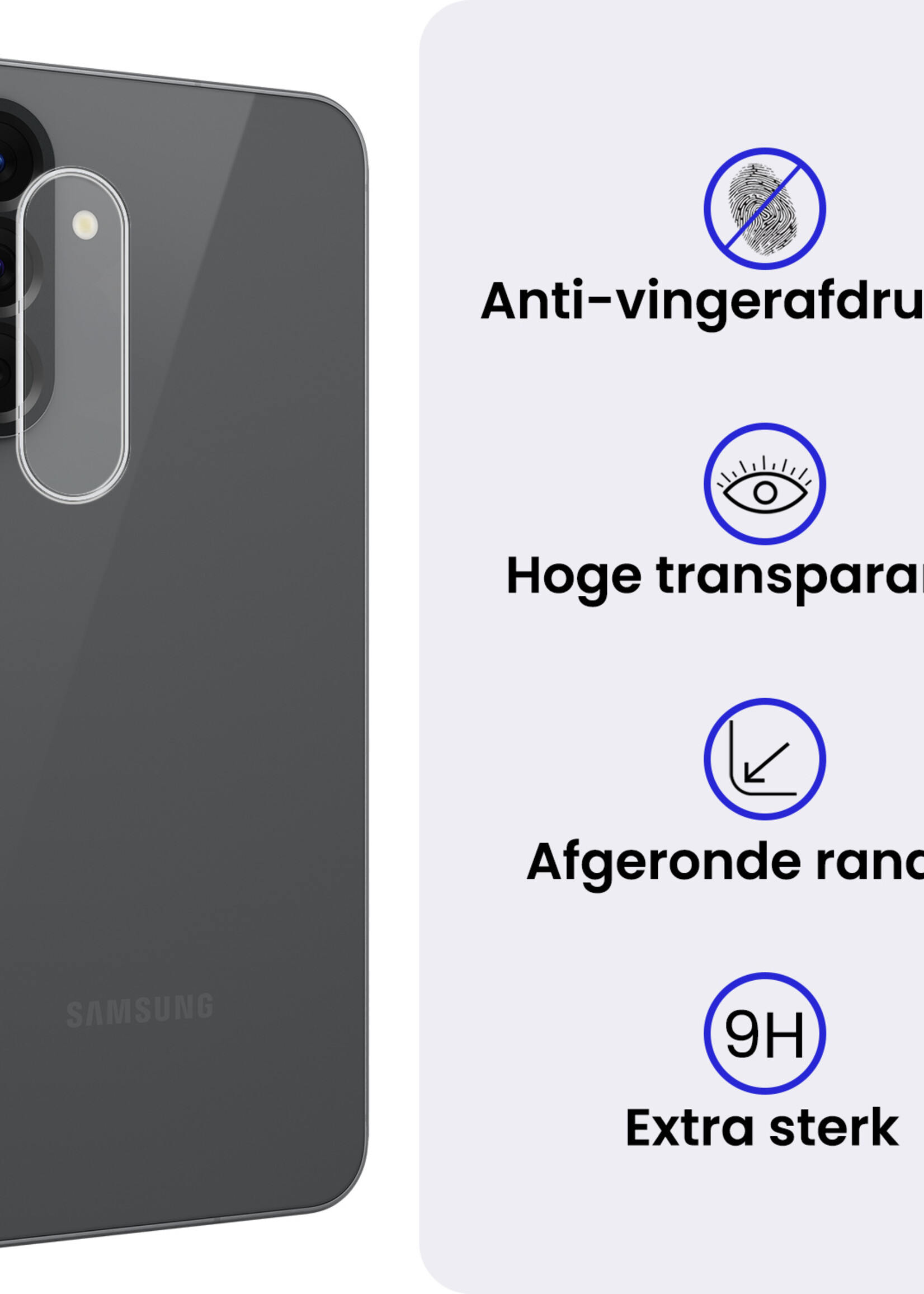 BTH BTH Samsung Galaxy A56 Camera Screenprotector - 2 PACK