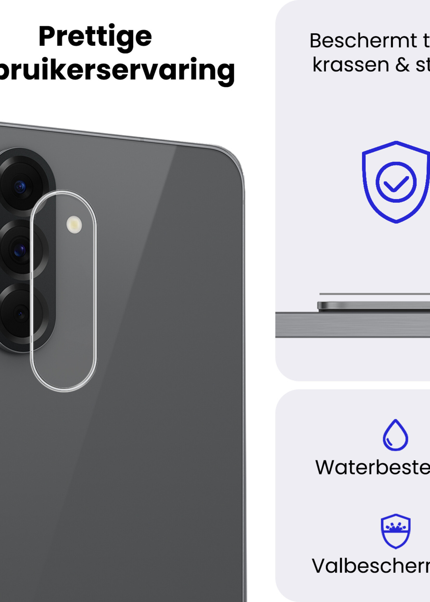 BTH BTH Samsung Galaxy A56 Camera Screenprotector - 2 PACK