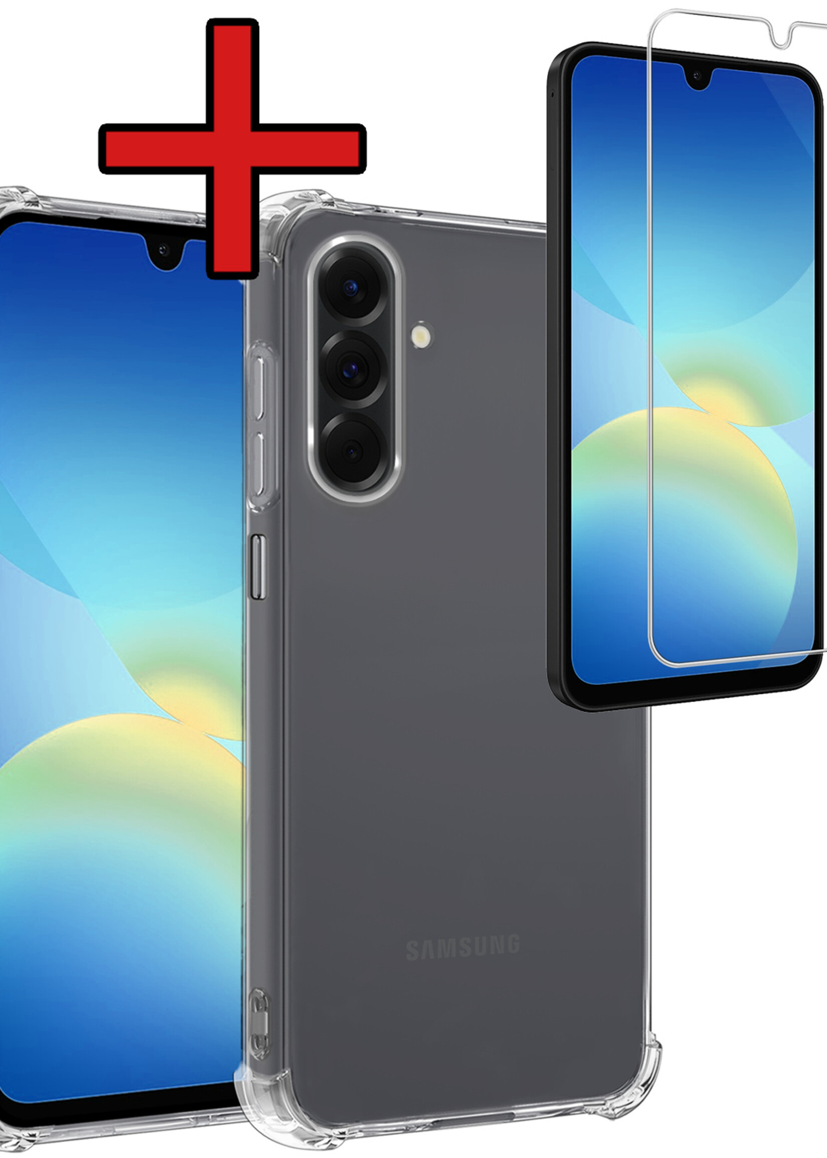 BTH BTH Samsung Galaxy A26 Hoesje Shockproof Met Screenprotector