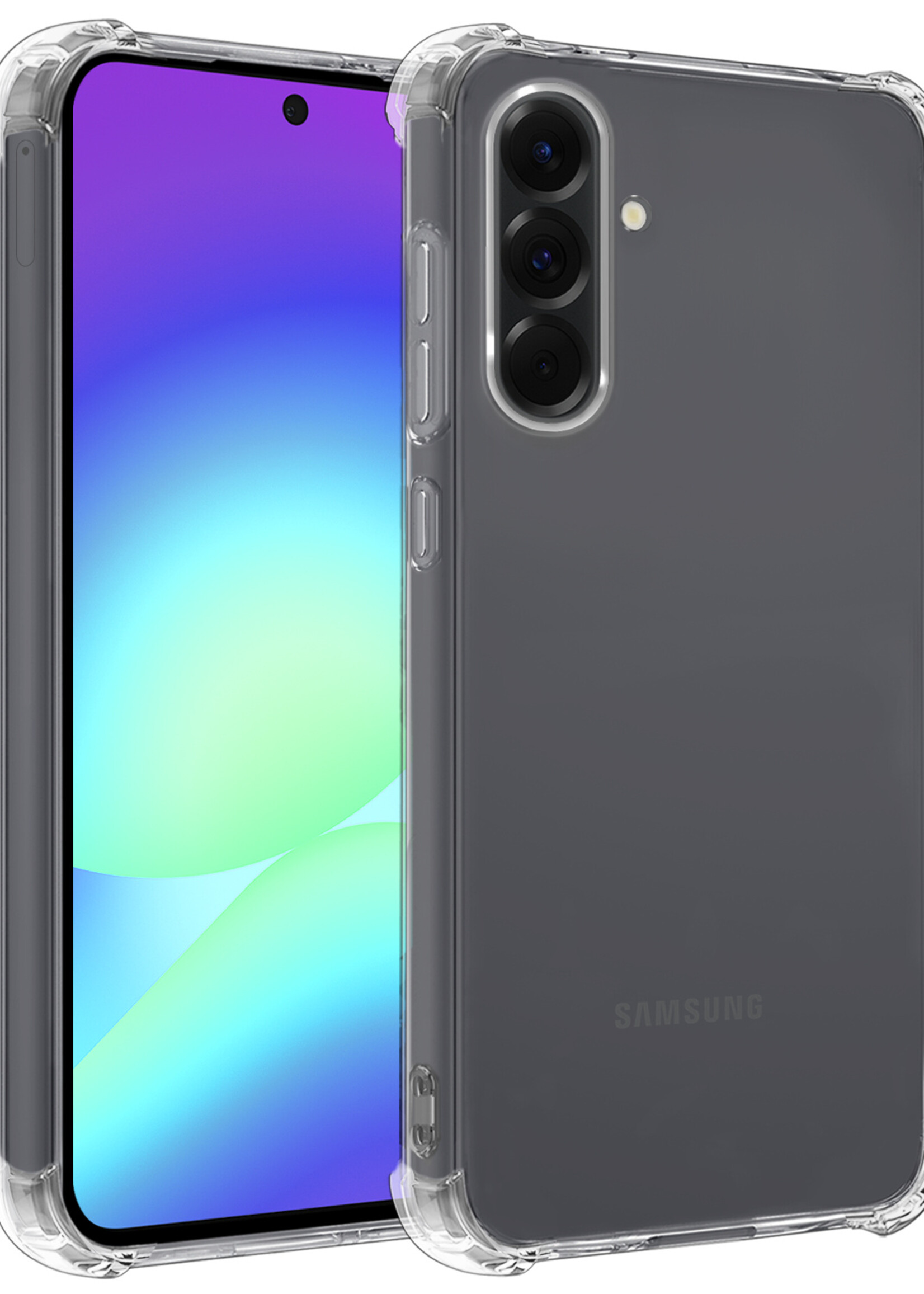 BTH BTH Samsung Galaxy A56 Hoesje Shockproof - Transparant