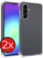 BTH BTH Samsung Galaxy A56 Hoesje Shockproof - Transparant - 2 PACK