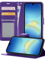 BTH BTH Samsung Galaxy A26 Hoesje Bookcase - Paars
