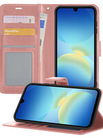 BTH BTH Samsung Galaxy A26 Hoesje Bookcase - Rose Goud
