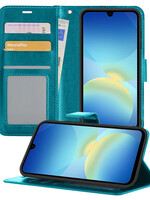 BTH BTH Samsung Galaxy A26 Hoesje Bookcase - Turquoise
