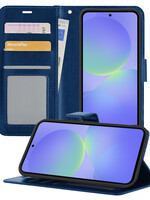BTH BTH Samsung Galaxy A36 Hoesje Bookcase - Donkerblauw