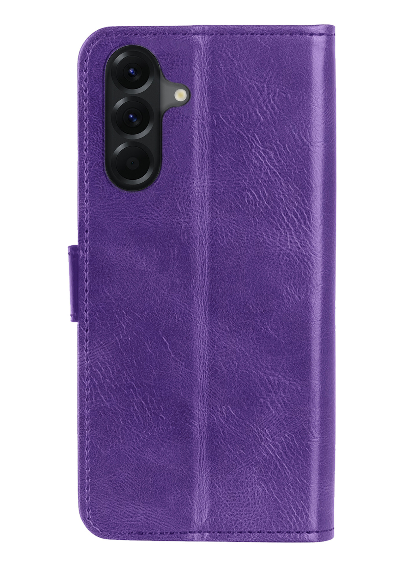 BTH BTH Samsung Galaxy A36 Hoesje Bookcase Met 2x Screenprotector - Paars
