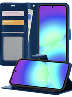 BTH BTH Samsung Galaxy A56 Hoesje Bookcase - Donkerblauw