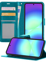 BTH BTH Samsung Galaxy A56 Hoesje Bookcase - Turquoise