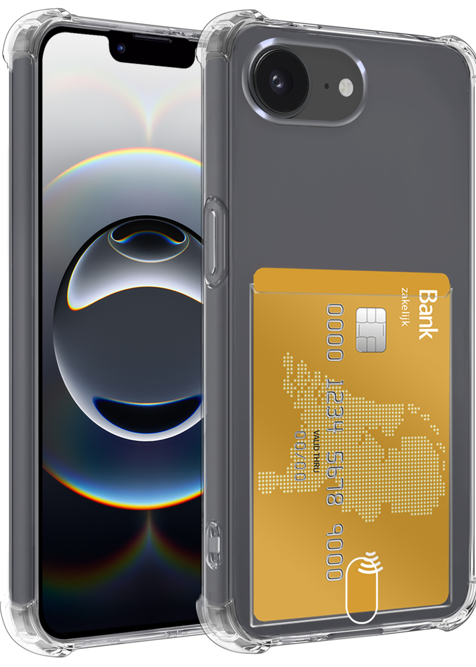 BTH BTH iPhone 16E Hoesje Pashouder