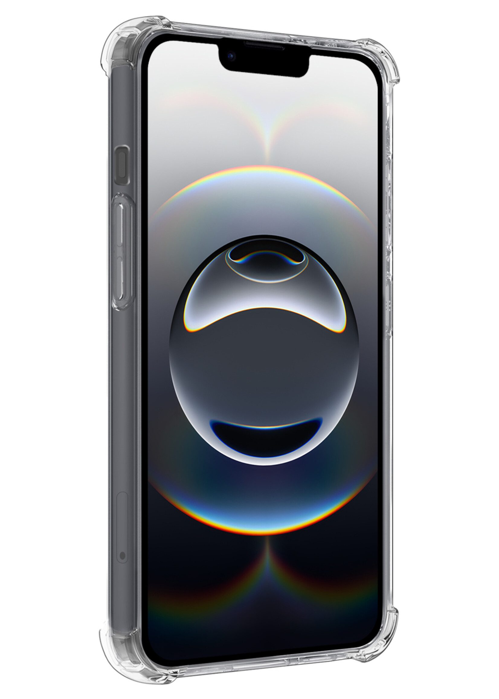 BTH BTH iPhone 16E Hoesje Pashouder Met 2x Screenprotector