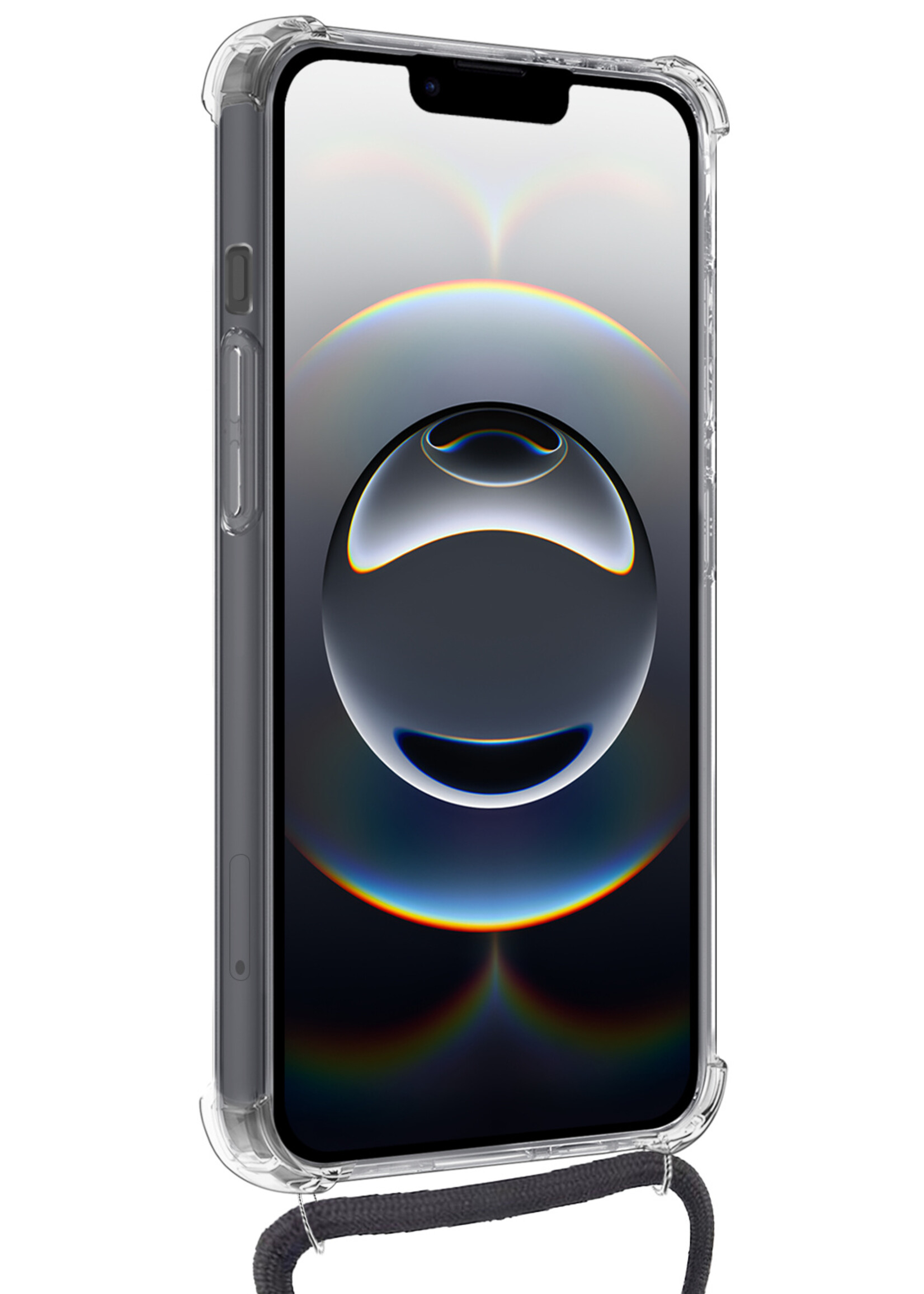 BTH BTH iPhone 16E Hoesje Pashouder met Koord