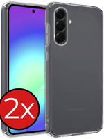 BTH BTH Samsung Galaxy A56 Hoesje Siliconen - Transparant - 2 PACK