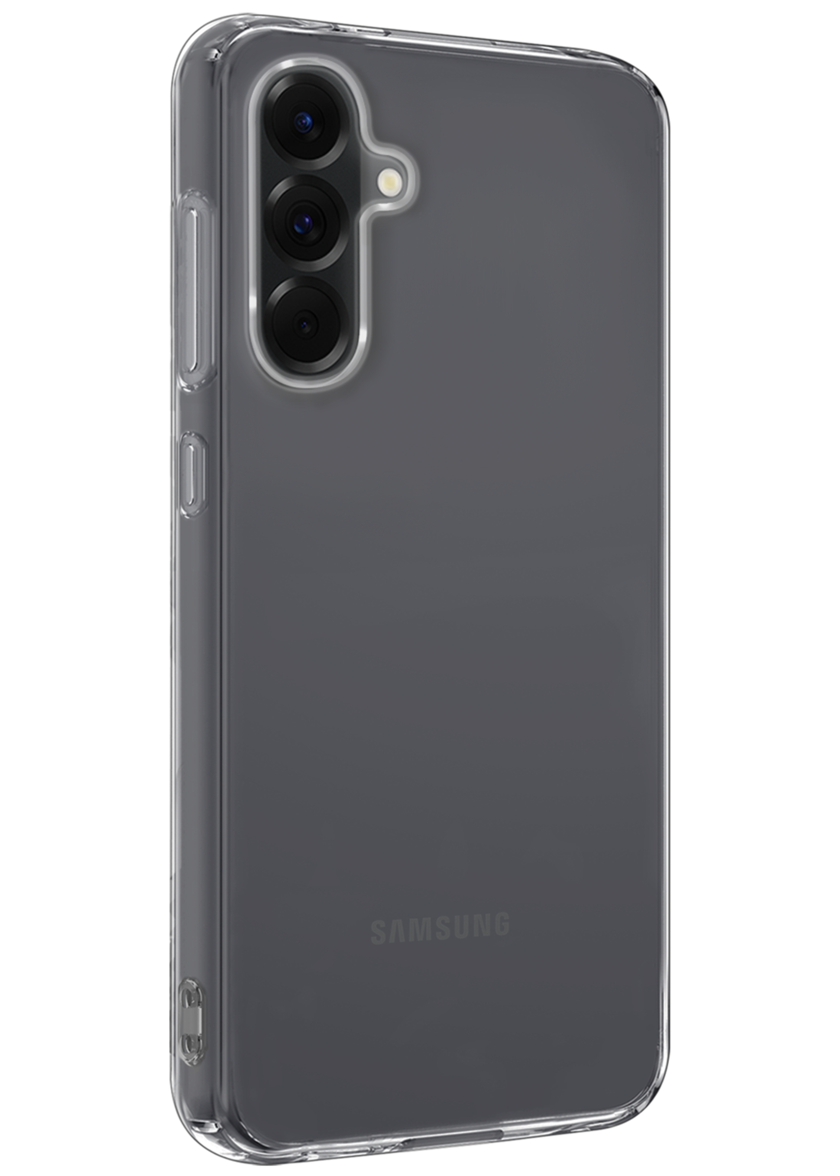 BTH BTH Samsung Galaxy A36 Hoesje Siliconen Met Screenprotector - Transparant