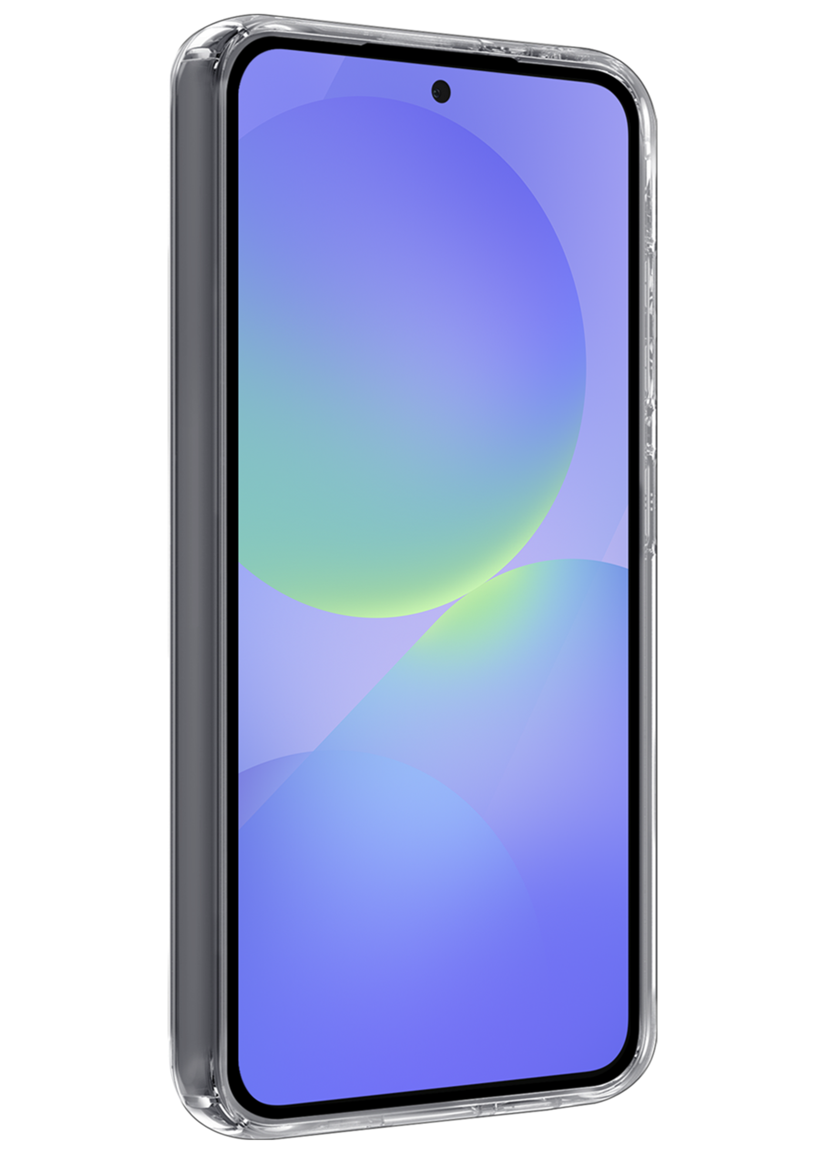 BTH BTH Samsung Galaxy A36 Hoesje Siliconen Met Screenprotector - Transparant
