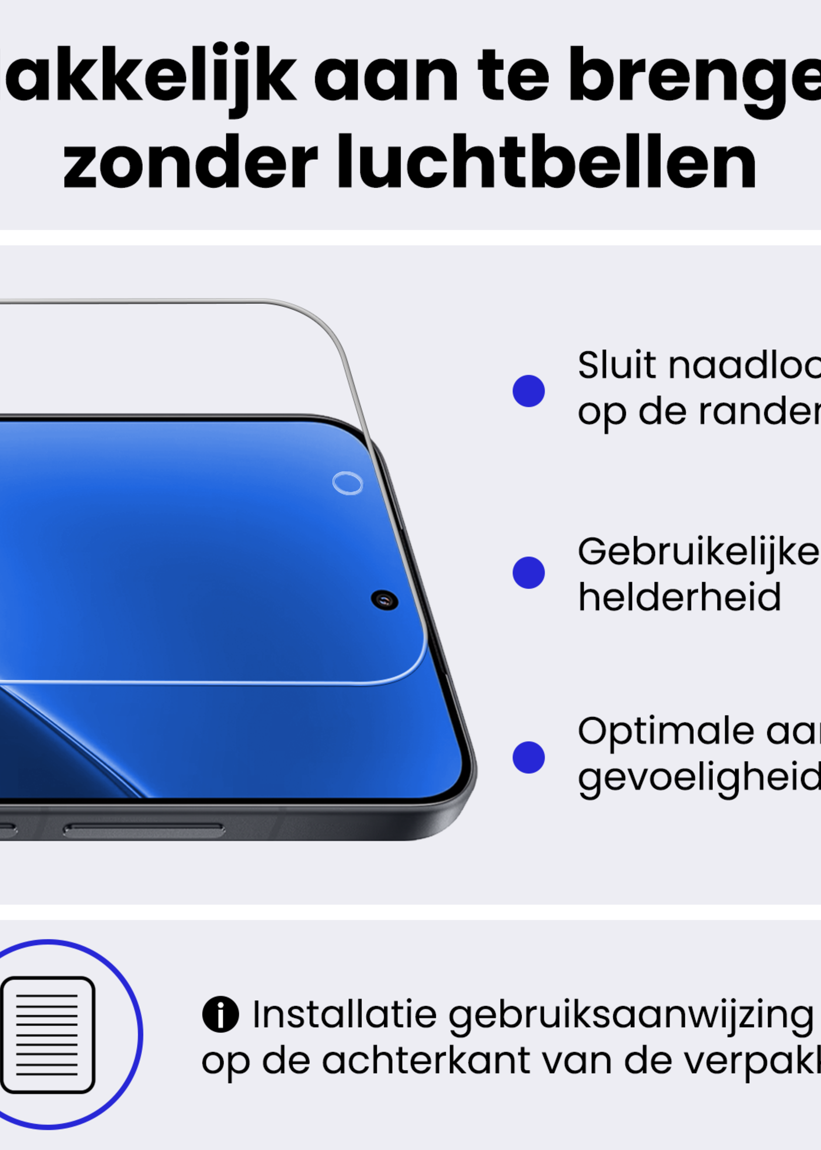 BTH BTH Xiaomi 15 Screenprotector Glas