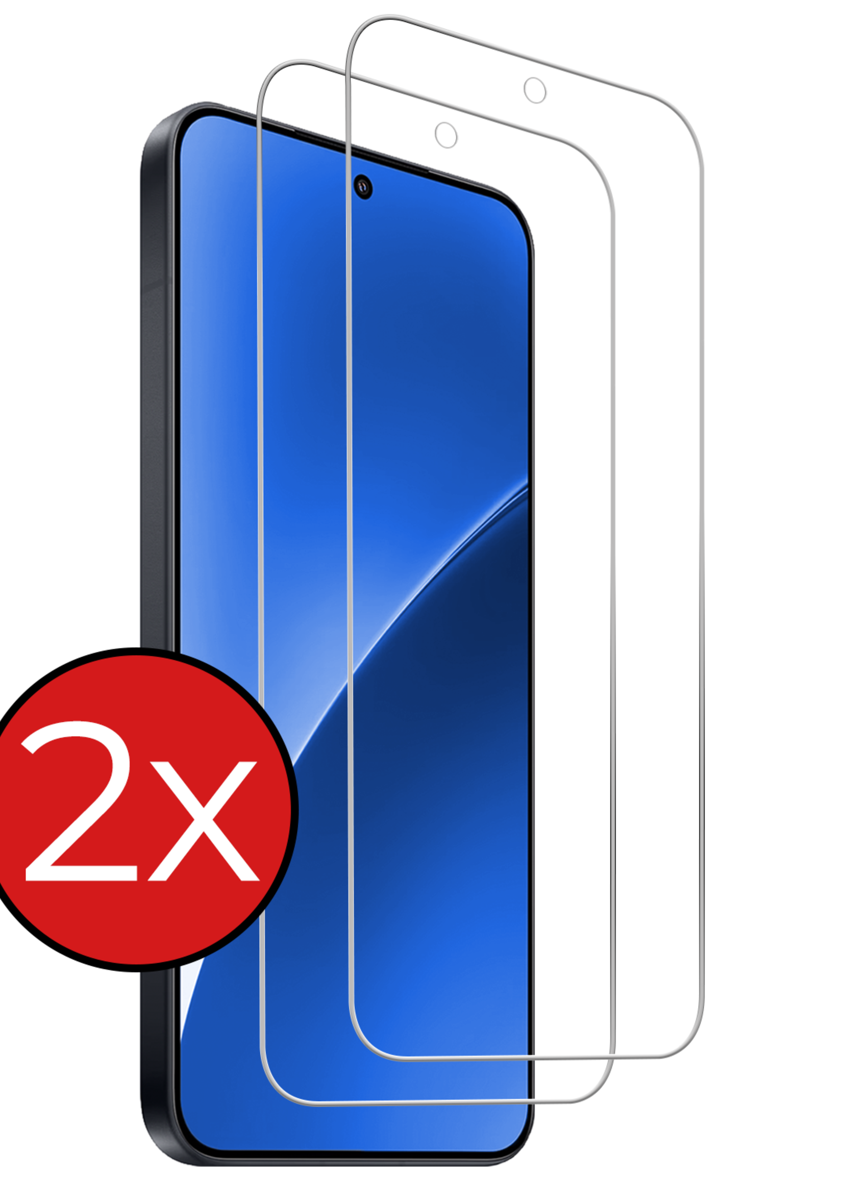 BTH BTH Xiaomi 15 Screenprotector Glas - 2 PACK