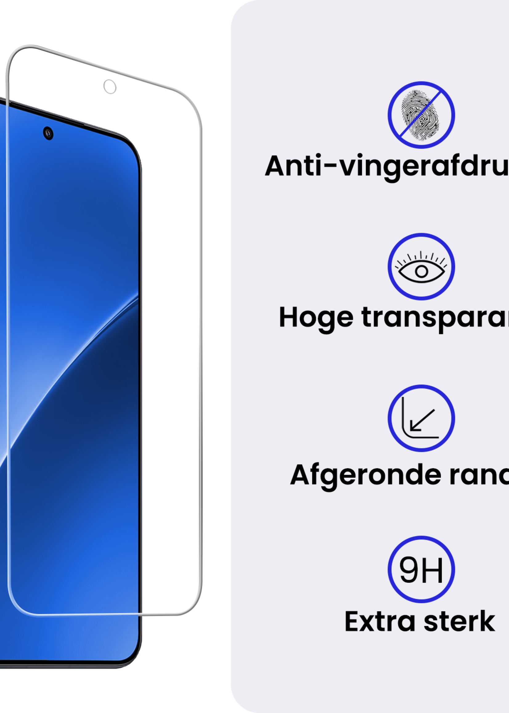 BTH BTH Xiaomi 15 Screenprotector Glas - 3 PACK