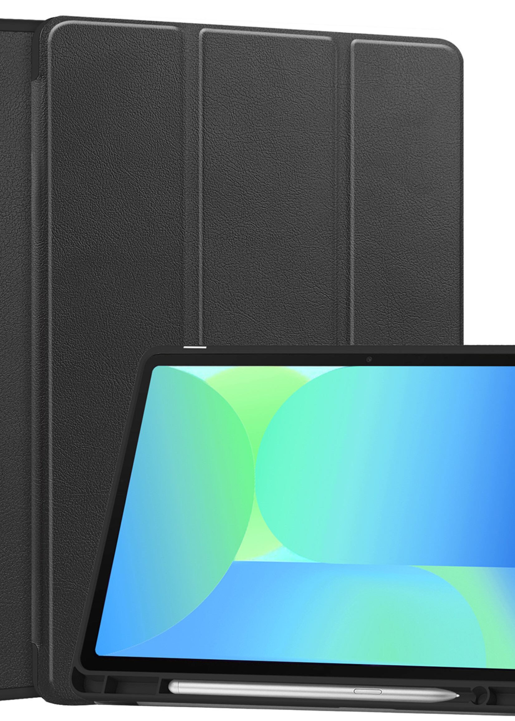 BTH BTH Samsung Galaxy Tab S10 FE Hoesje Met Uitsparing S Pen - Zwart