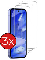 BTH BTH Google Pixel 9a Screenprotector Glas - 3 PACK