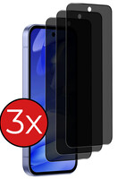 BTH BTH Google Pixel 9a Screenprotector Glas Privacy - 3 PACK