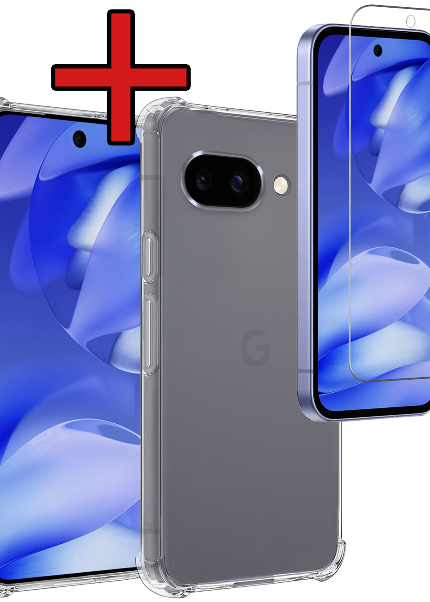 BTH BTH Google Pixel 9a Hoesje Shockproof Met Screenprotector