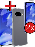BTH BTH Google Pixel 9a Hoesje Shockproof Met 2x Screenprotector