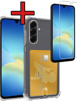 BTH BTH Samsung Galaxy A26 Hoesje Pashouder Met Screenprotector