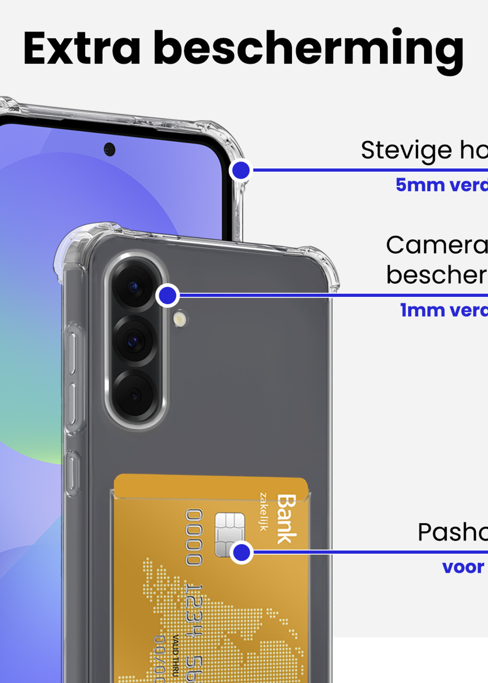BTH BTH Samsung Galaxy A36 Hoesje Pashouder