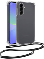 BTH BTH Samsung Galaxy A36 Hoesje Transparant Shockproof Met Zwart Koord