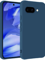 BTH BTH Google Pixel 9a Hoesje Siliconen - Donkerblauw