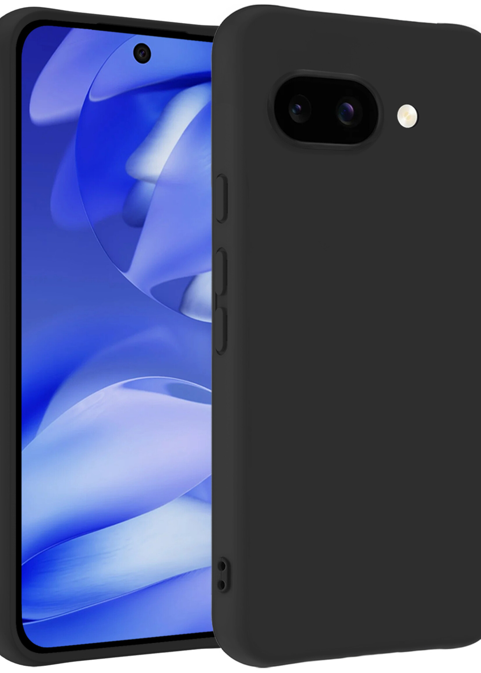 BTH BTH Google Pixel 9a Hoesje Siliconen - Zwart