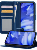 BTH BTH Google Pixel 9a Hoesje Bookcase - Donkerblauw