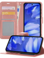 BTH BTH Google Pixel 9a Hoesje Bookcase - Rose Goud